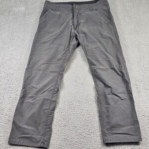 Kuhl Slax Pants Mens 34x30 Gray Chino Enduro Stretch Performance Outdoor 5090